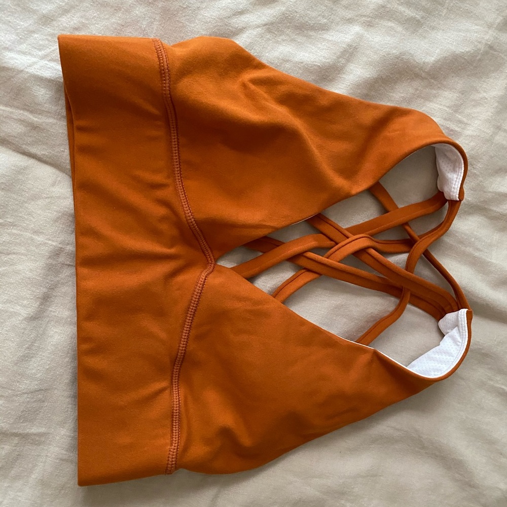 Ethos Orange Sports Bra